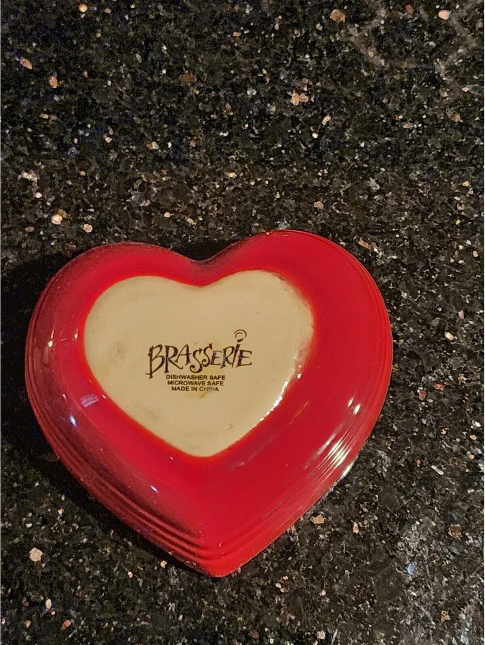 Brasserie Red Mini Pot Heart-Shaped Baking dish Casserole, SWEET, 3
